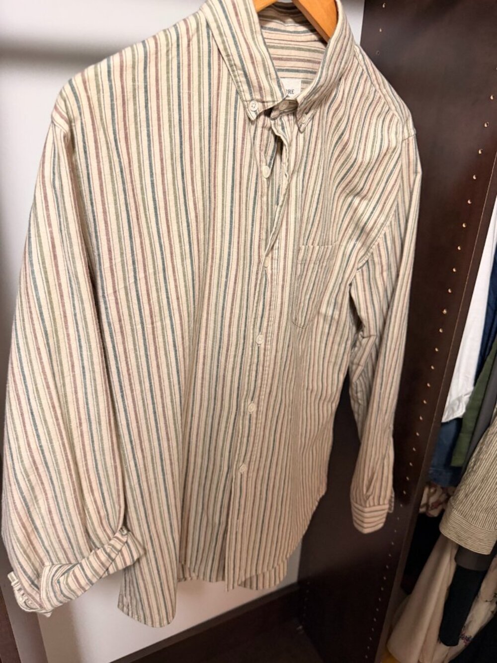 Octobre Éditions Multicolor Striped Shirt - Size L